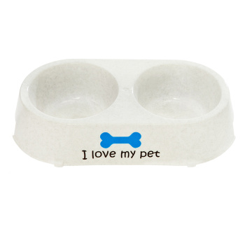 яяяМиска для животных пластм. 2-е ёмкости арт.66302 ("Полимербыт") *1/24