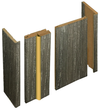 Брус доборный ПВХ телескопический Дуб ШАЛЕ ГРАФИТ 100*2070мм BROZEX-WOOD *5