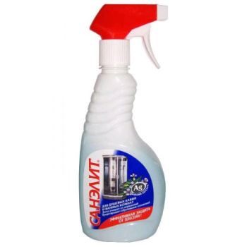 Чист.ср-во д/душевых кабин САНЭЛИТ Антиплесень 500мл с распыл. (Аист) *16