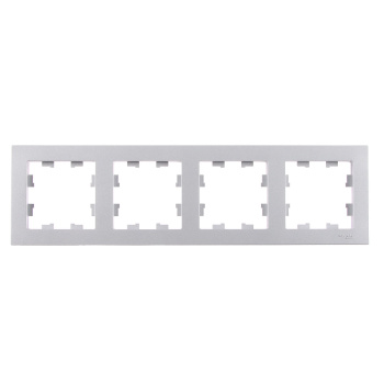 Рамка "ATLAS DESIGN" 4-м универс. алюм. SchE ATN000304 *1/20