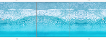 Экран под ванну "Премиум Арт" Морской прибой 1,48м *2