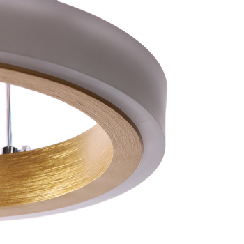 Люстра S2125/1 GD LED 3000К-6500К (h=800, d=200) б/пульта VERNER LIGHTING *1