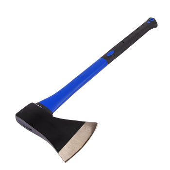 Топор с топорищем 1,3кг фиберглас.обрезин. ручка кованный T4P (арт.3306013) *1/12