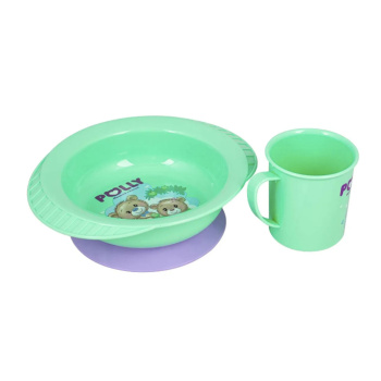 яяяНабор посуды (Кружка 0,2л + Тарелка на присосе) POLLY арт.42222 *1/22