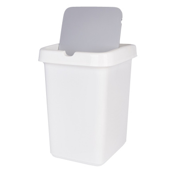 яяяКонтейнер д/мусора пластм. с откидной+"плавающей" крышкой 25л "Step" Белый SV4242БЛ *1/4