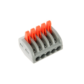 Клемма строительно-монтажная с рычажками 5 конт. SBE-cwcc-5 * 10/50/1000