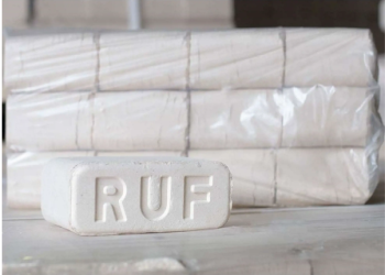 Брикет топливный RUF Свеза, березовая пыль, 10 кг