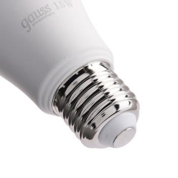 Лампа светодиодная Gauss Elementary, Е27, груша A60, 15 Вт, 1450 Лм, 4000 К, нейтральный белый