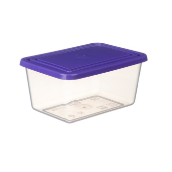 Емкость д/продуктов пластм. 0,4л 125х60x90мм М1450 ("М-Пластика") *1/64