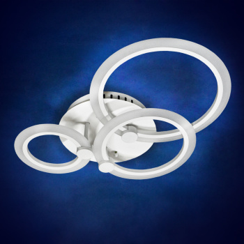 Люстра Y1239/3  1*13W+1*17W+1*8W*3000K пульт 1 реж  (l-600 w-550 h-120) S=4м2 VERNER LIGHTING *1