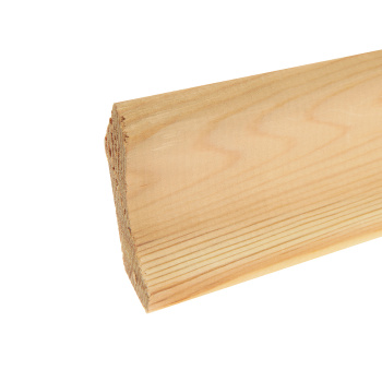 Плинтус 2.2 м, 60 мм, сращенный, бессучковый, гладкий