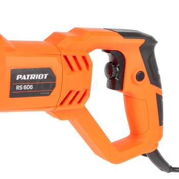 Пила сабельная  710Вт 2800ход/мин глуб.пропил. дер/мет 115/6мм ход20мм плав.пуск RS606 PATRIOT *1/6