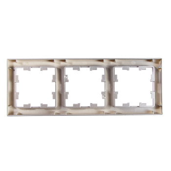 Рамка "ATLAS DESIGN" 3-м универс. алюминий SchE ATN000303 *1/5/20