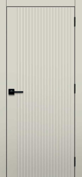 Дверь межкомнатная глухая ART LINE 105 ПВХ Антискрэтч крем 600 мм BROZEX-WOOD *1