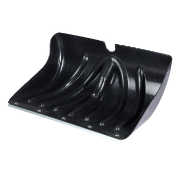 Лопата снегоуб пластик 465*340 с планкой без черенка "Крепыш"  *5