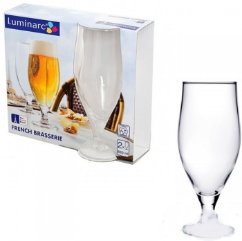 Набор бокалов для пива 620 мл Luminarc French brasserie, 2 шт., стекло