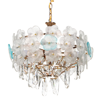 Светильник потолочный E2560/6 FGD 6*40W E27 220V (d-420; h-600)  VERNER LIGHTING *1