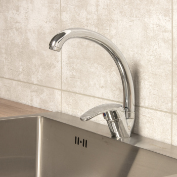 Смеситель для кухни ROEGEN RC014F высокий излив *1/10