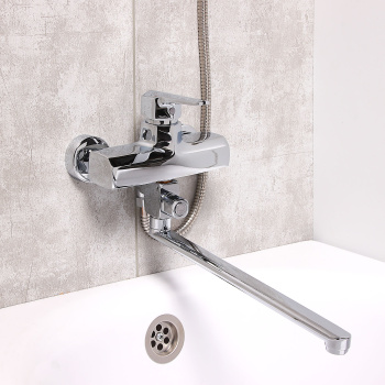 Смеситель для ванны Potato P2140, длинный излив, однорычажный