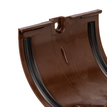 Соединитель желоба 120 мм Docke Standard, светло-коричневый