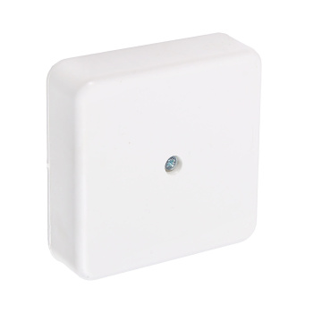 Коробка распаячная  ОП 75х75х20мм  IP40  белая, клем.колодка TDM SQ1401-0904 *1/100