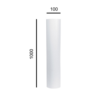 Воздуховод круглый Ø100мм 1м 10ВП1У *1/20