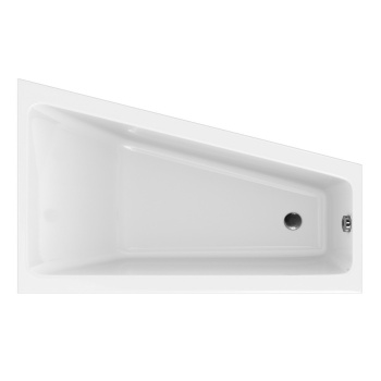 Ванна акриловая 160х100 см Cersanit Crea, правая, без ножек