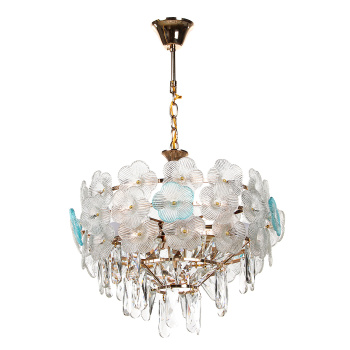 Светильник потолочный E2560/6 FGD 6*40W E27 220V (d-420; h-600)  VERNER LIGHTING *1