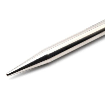 яяяСпицы вязальные круговые пластиковые 10мм 80см