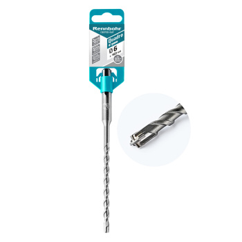 Бур по бетону 12*400мм SDS-plus 4 грани (511240) Quadro Rennbohr *1/10