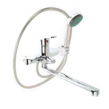 Смеситель для ванны Roegen RC100C, длинный излив, однорычажный