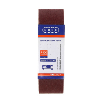 Шлифлента EDGE 75*533 P100 (набор 3шт.) PATRIOT *1/10