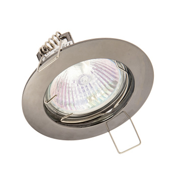 Светильник встраиваемый MR16 DL100 GU5.3 Ecola литой Черный Хром 24x75 FB1601EFF *10/100