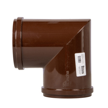 Угол желоба 90° Docke Standard, 120 мм, светло-коричневый