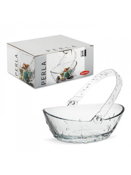 Блюдо стекло "Перла" д/фруктов 230*165*86мм 53793 (г.Бор)