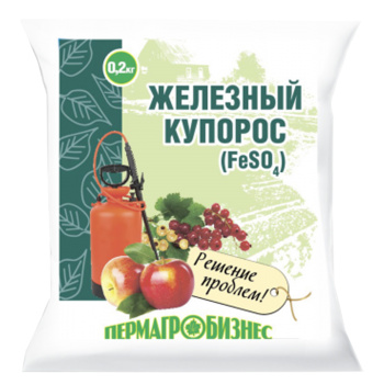 Железный купорос 0.2 кг Пермагробизнес
