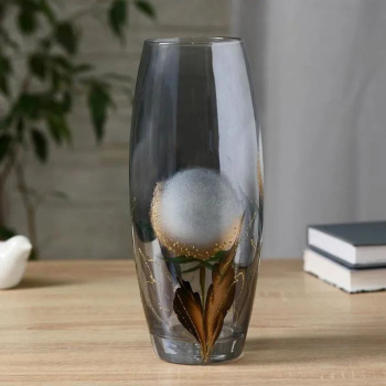 Ваза FLORA 'Бриз голубой' d-8см 11,5х26 см 4852240