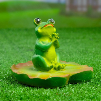 Садовая фигура "Лягушка хлопает" 15х10см  3622947