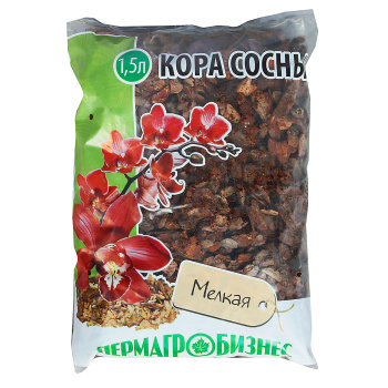 Кора сосны мелкая Пермагробизнес, 1.5 л
