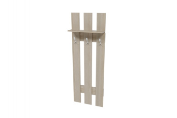 Вешалка 3 секции ВШ.6 556*1600*270мм Шимо светлый *1