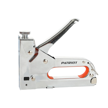 Степлер мебельный тип140 скоба 4-14мм,тип 28 10-12мм,гвозди тип 300 металлический SPQ-111 PATRIOT*1