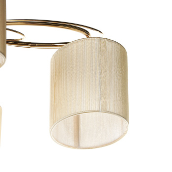 Люстра Verner Lighting N2003/4, 40 Вт, Е27, 4 лампы, золото/белый