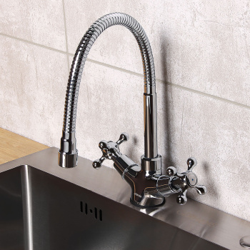 Смеситель для кухни с гибким изливом Duplex Milardo DUPSB0FM05*1