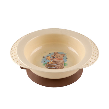 Тарелка детская пластм. на присосе "Polly" арт.42220 ("Полимербыт") *1/22