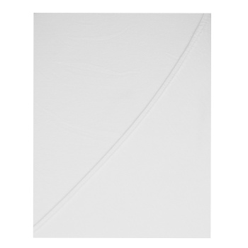 Простыня на резинке трикотаж 90*200*20см белый Belezza *1/6/24