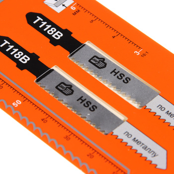 Пилки для лобзика по металлу 76мм-шаг 2,0мм (2шт.) прямой рез "888" (арт.6581020) *10/100