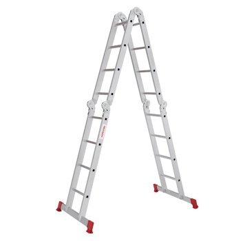 Лестница-стремянка алюм. "трансформер" 4секц.х4ст.,общ.дл.4,52м "Новая высота"max нагр150кг2320404*1