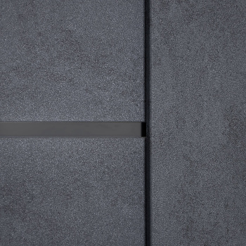 Дверное полотно остекленное 2000х800х38 мм Двери Гуд Х24, бетон/графит