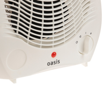 Тепловентилятор 2000 Вт Oasis SD-20R, спираль, 3 режима, защита от перегрева, 20 м²