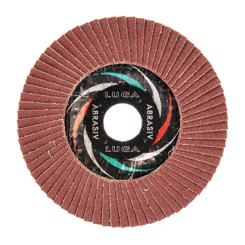 Круг шлифовальный лепестковый торцевой 125*22мм зерно  А80 ЛУГА *10/80